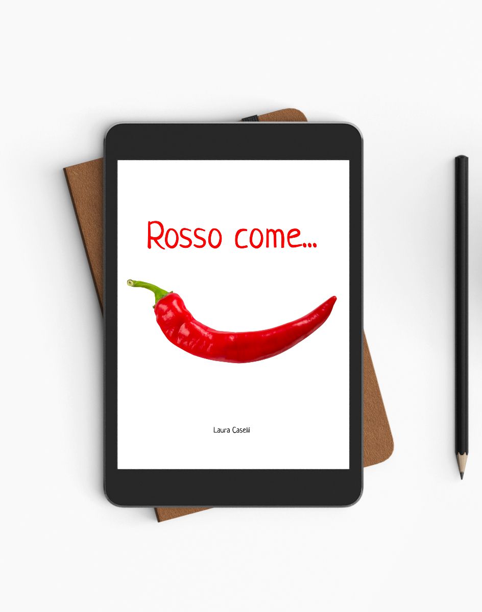 Libro colore rosso per bambini