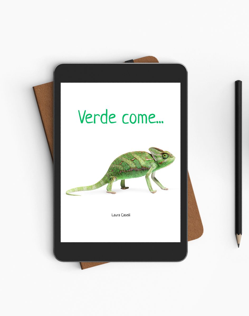Libro sul colore verde per bambini